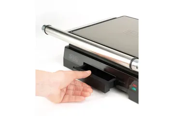 Bordgrill Black+Decker Temp Control 2200W Børstet Stål - Grå - Have - Grill - Øvrige griller - Bærbare griller & campinggriller