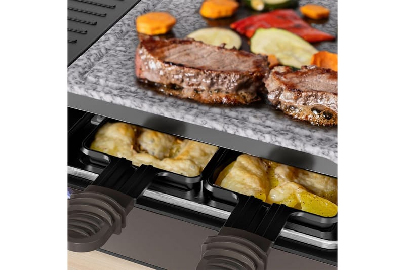 Raclettegrill Black+Decker - Sølv - Have - Grill - Øvrige griller - Racletter