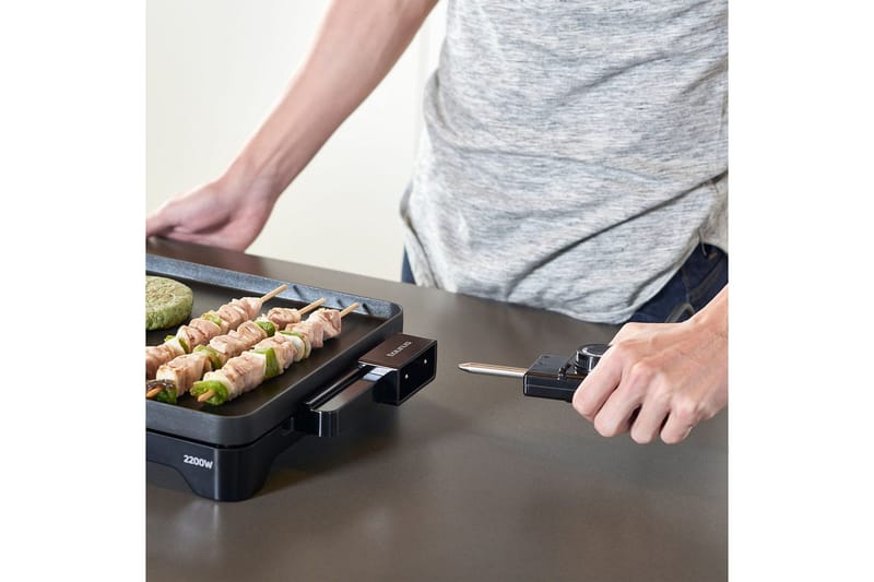Elektrisk Stegeplade Taurus Steakmax 2200 - Sort - Have - Grill - Grill tilbehør