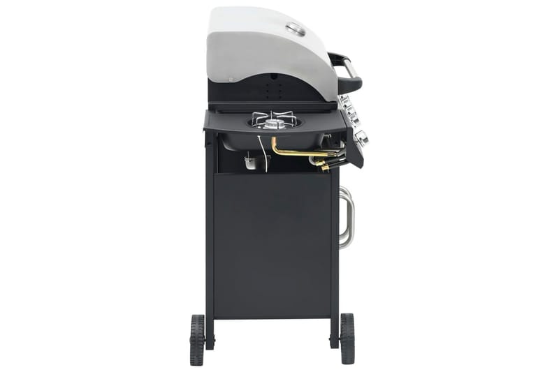 gasgrill 4+1 grillzoner stål og rustfrit stål - Sølv - Have - Grill - Gasgrille
