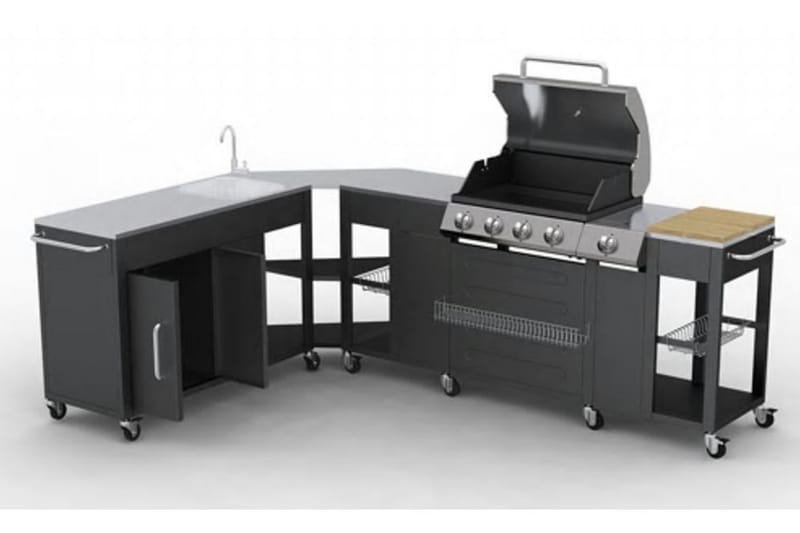 Gasgrill 4 + 1 Grillzoner - Flerfarvet - Have - Grill - Gasgrille