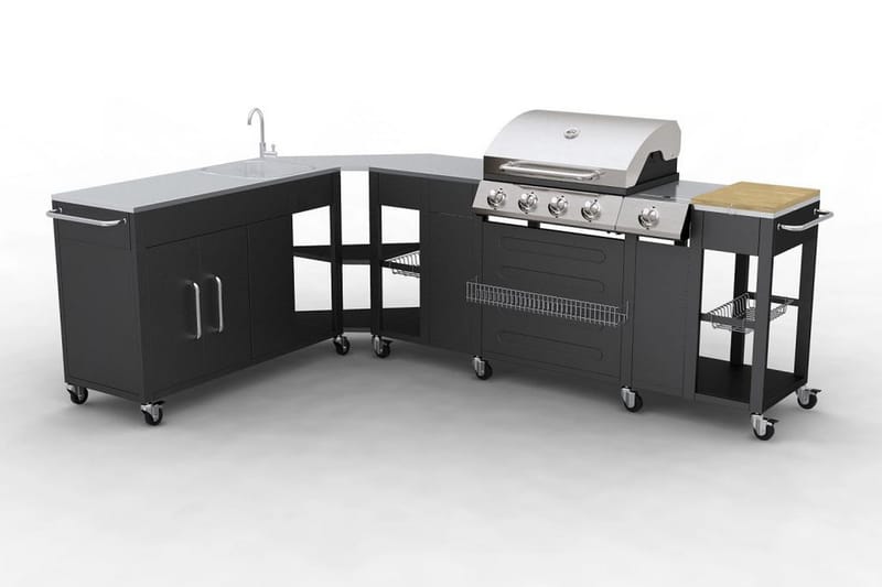 Gasgrill 4 + 1 Grillzoner - Flerfarvet - Have - Grill - Gasgrille