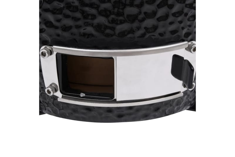 2-i-1 Kamado-røgegrill 56 cm keramisk sort - Sort - Have - Grill - Grill tilbehør