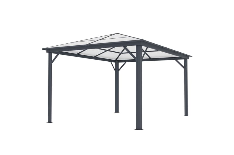 Fornorth Pavillon 300x395x251 cm - Mørk Grå - Havemøbler - Solafskærmning - Havepavilloner