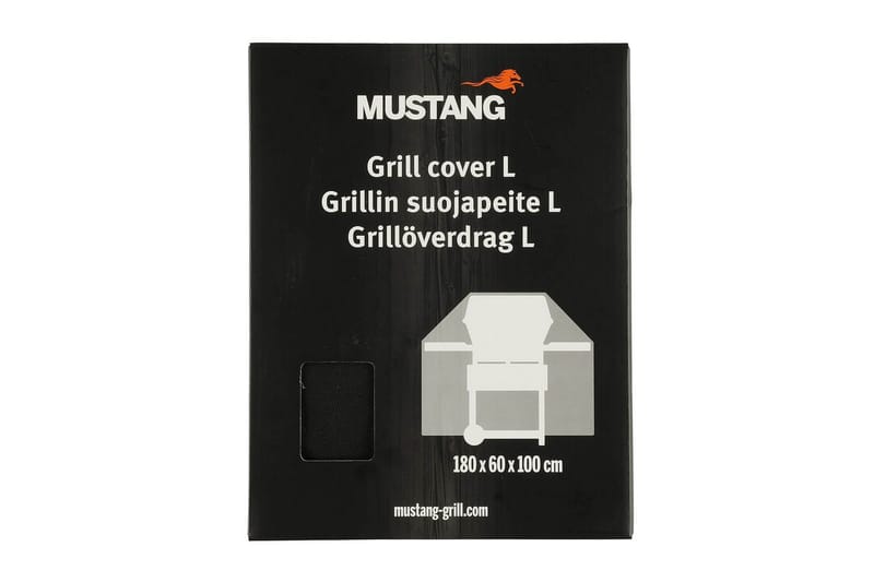 Grillovertræk Mustang - Sort - Have - Grill - Grill tilbehør - Grillovertræk