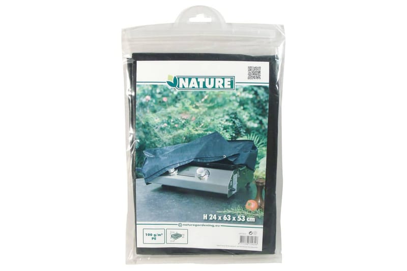 Nature overtræk til plancha-grill 63x53x24 cm - Grå - Grillcover - Grillovertræk