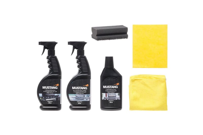Grillrensesæt Mustang 6 dele - Have - Grill - Grill tilbehør