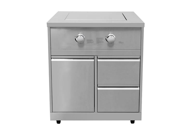 Inox Range - Modul med sidebrænder, Myoutdoorkitchen