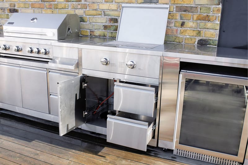 Inox Range - Modul med sidebrænder - Myoutdoorkitchen - Have - Grill - Grill tilbehør