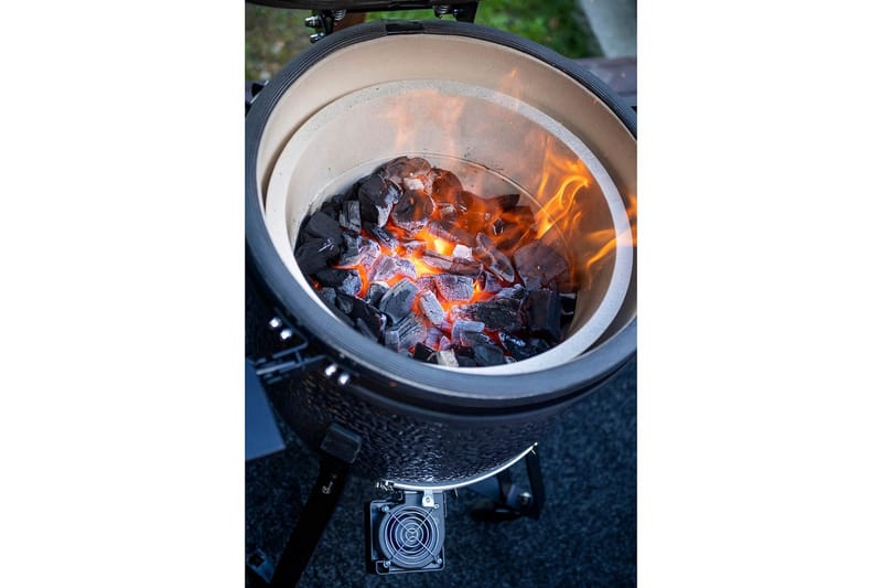 Tændblæser Mustang Ignition Passer Kamado L og XL - Sort - Have - Grill - Grill tilbehør