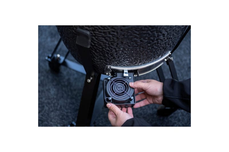 Tændblæser Mustang Ignition Passer Kamado L og XL - Sort - Have - Grill - Grill tilbehør