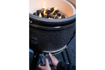 Tændblæser Mustang Ignition Passer Kamado L og XL - Sort - Have - Grill - Grill tilbehør