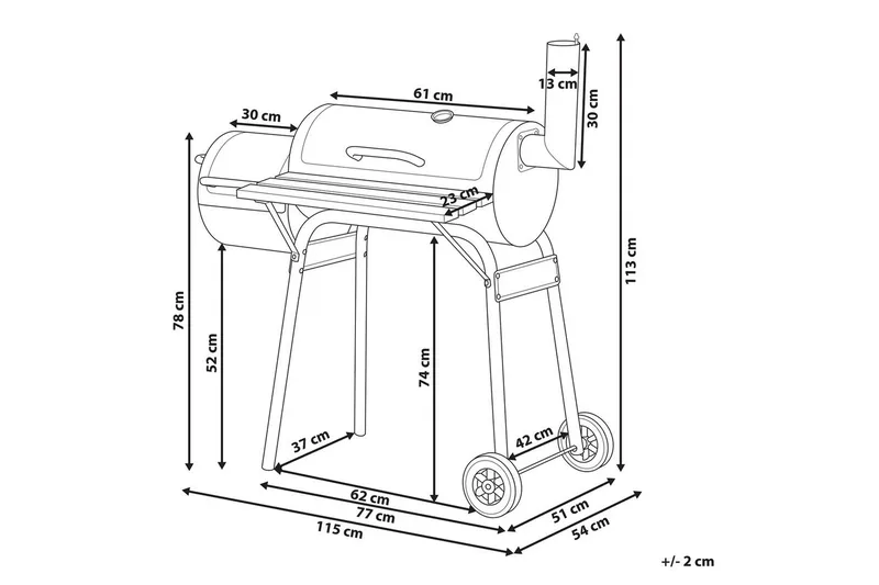 Kolgrill Beliani Katla Black - Have - Grill - Grill tilbehør