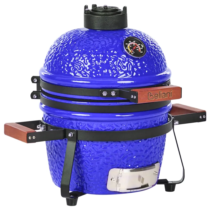 Kamado kulgrill keramik - Blå - Have - Grill - Kulgrille - Kuglegriller