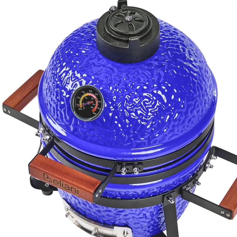 Kamado kulgrill keramik - Blå - Have - Grill - Kulgrille - Kuglegriller