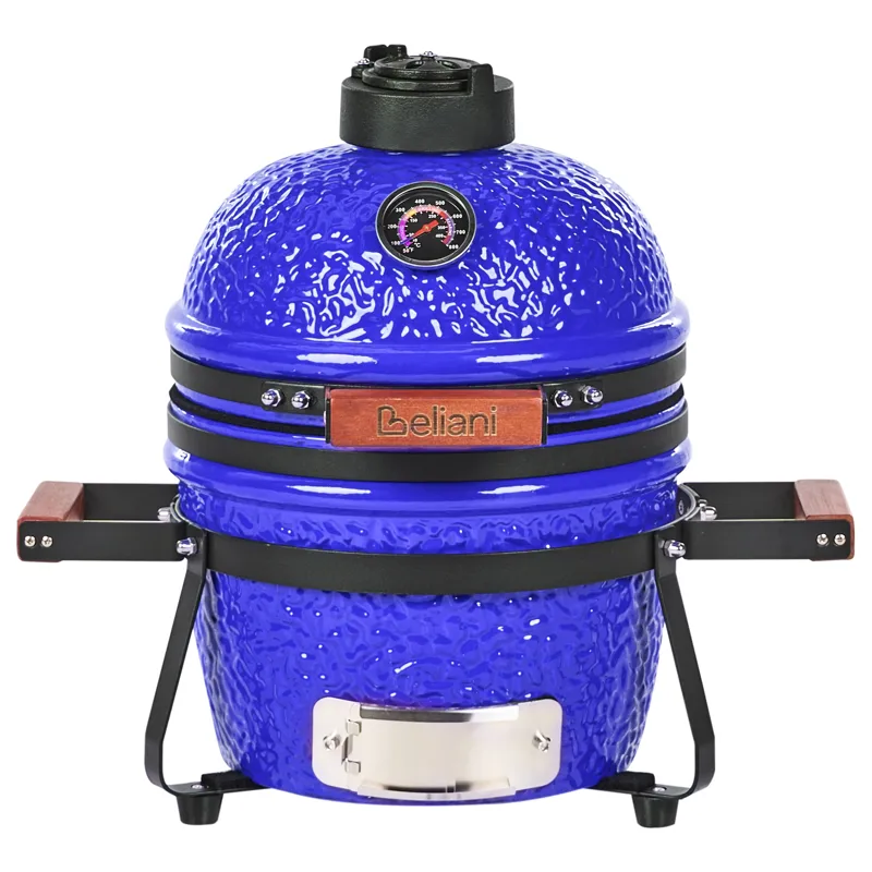 Kamado kulgrill keramik - Blå - Have - Grill - Kulgrille - Kuglegriller