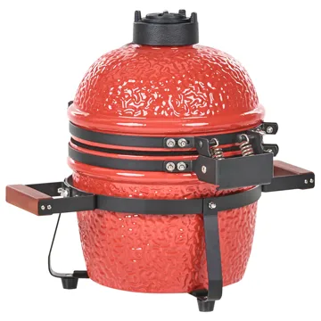Kamado kulgrill keramik - Rød - Have - Grill - Kulgrille - Kuglegriller