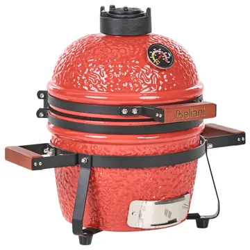Kamado kulgrill keramik - Rød - Have - Grill - Kulgrille - Kuglegriller