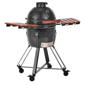 Kulgrill Kamado Keramik - Sort/brun - Have - Grill - Kulgrille - Kuglegriller
