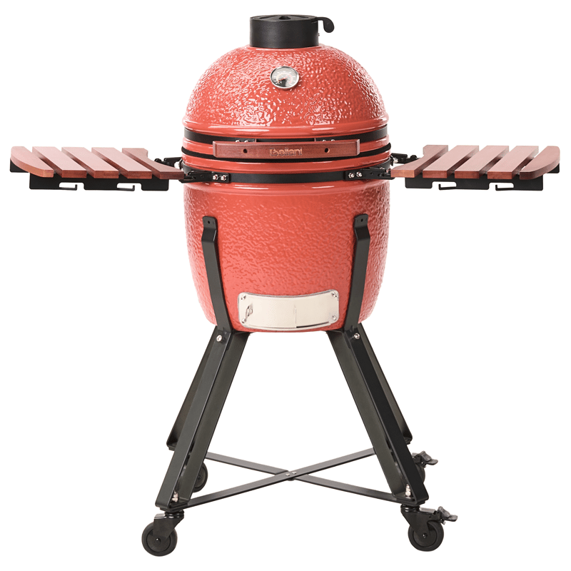 Kulgrill Kamado Keramik - Rød/Sort/Brun - Have - Grill - Kulgrille - Kuglegriller