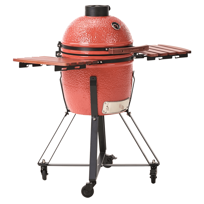 Kulgrill Kamado Keramik - Rød/Sort/Brun - Have - Grill - Kulgrille - Kuglegriller