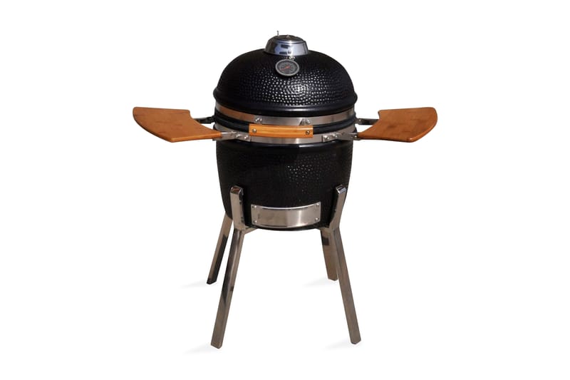 Kamado Barbecue Grill Røgeovn Keramisk 81 Cm - Sort - Grill tilbehør - Rygeovne & rygegriller