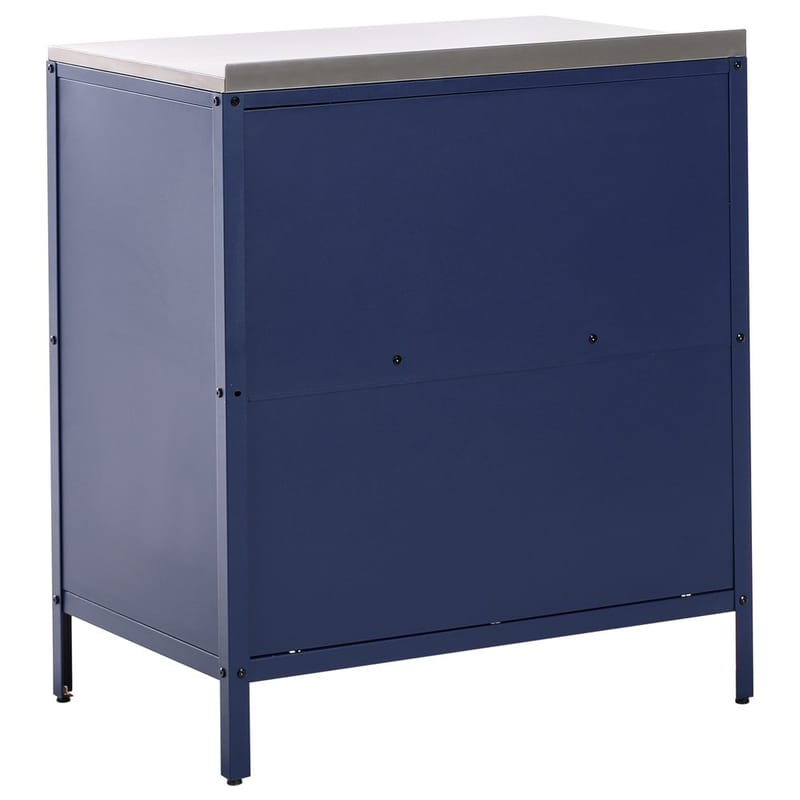 2-delt udekøkken med vask Vilama - Blå, Sølv - Have - Grill - Udekøkken - Komplette udekøkkener