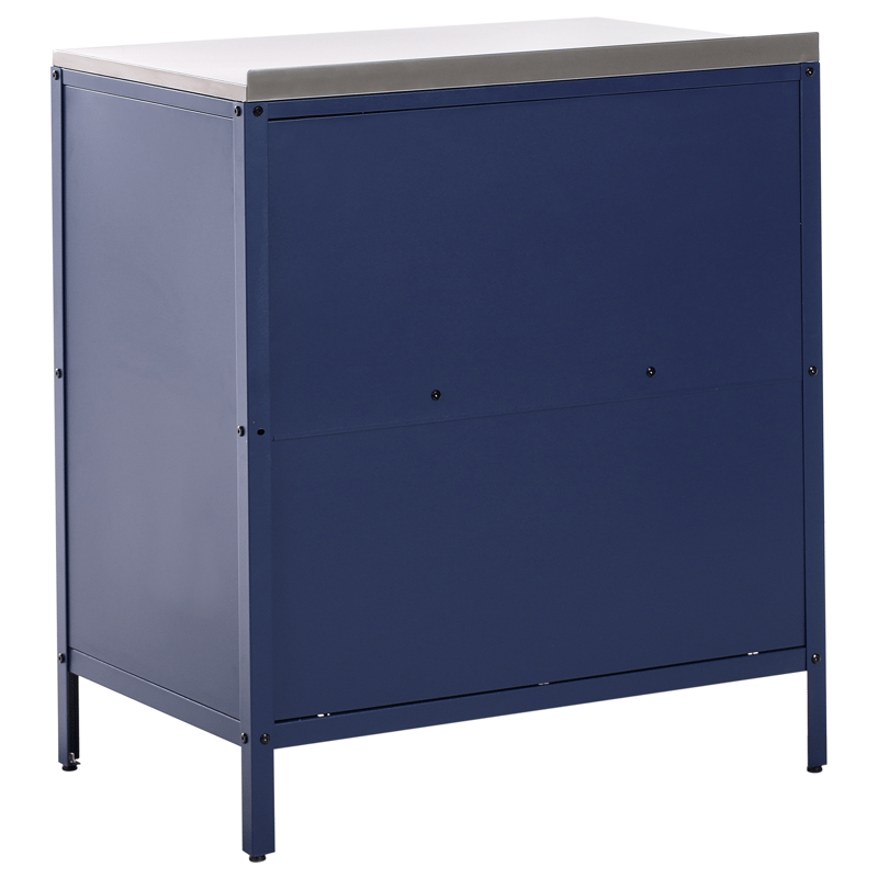 2-delt udekøkken Vilama Stål - Blå/Sølv - Have - Grill - Udekøkken - Komplette udekøkkener