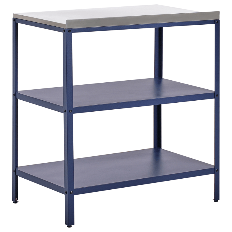 2-delt udekøkken Vilama Stål - Blå/Sølv - Have - Grill - Udekøkken - Komplette udekøkkener