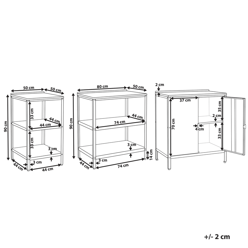 2-delt udekøkken Vilama Stål - Blå/Sølv - Have - Grill - Udekøkken - Komplette udekøkkener