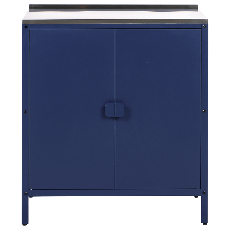 2-delt udekøkken Vilama Stål - Blå/Sølv - Have - Grill - Udekøkken - Komplette udekøkkener