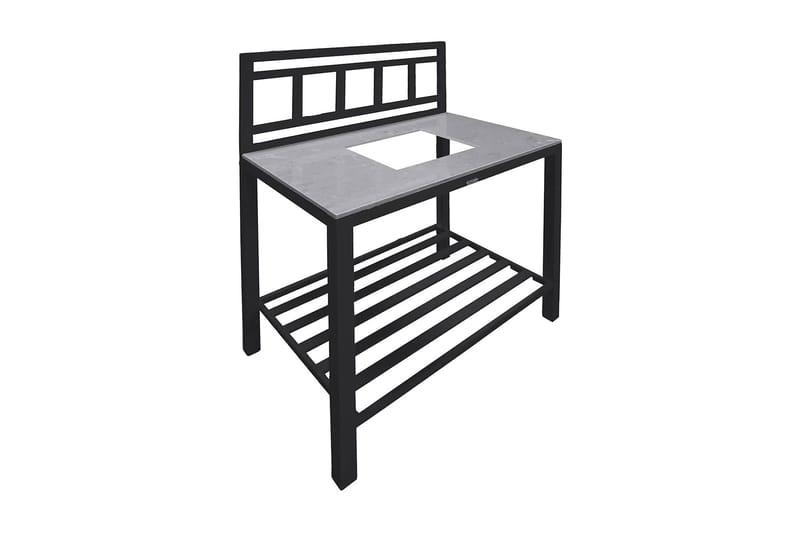 Atlantis Midterdel til Udekøkken 90x60 cm Sort, Venture Home