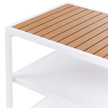 Køkkenø med vask til udendørs brug Avetrana - Hvid/Brun - Have - Grill - Udekøkken - Komplette udekøkkener