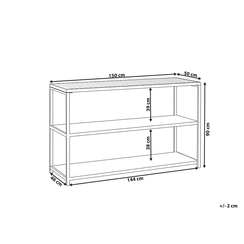 Køkkenø til udendørs brug Avetrana Stål - Hvid/Brun - Have - Grill - Udekøkken - Komplette udekøkkener