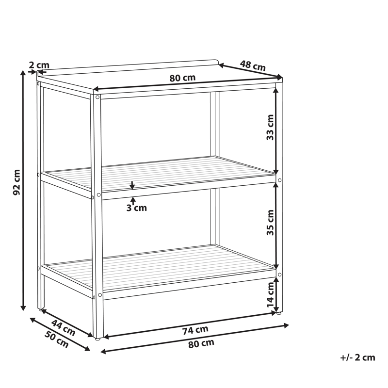 Køkkenø til udendørs brug Ivrea akacietræ - Brun/Grå - Have - Grill - Udekøkken - Komplette udekøkkener