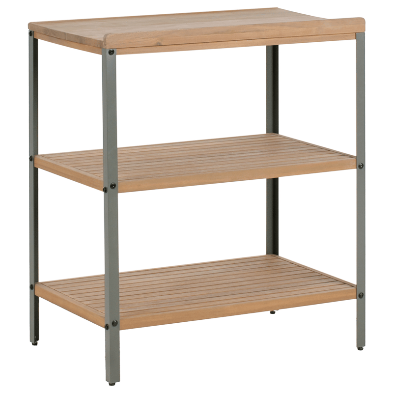 Køkkenø til udendørs brug Ivrea akacietræ - Brun/Grå - Have - Grill - Udekøkken - Komplette udekøkkener