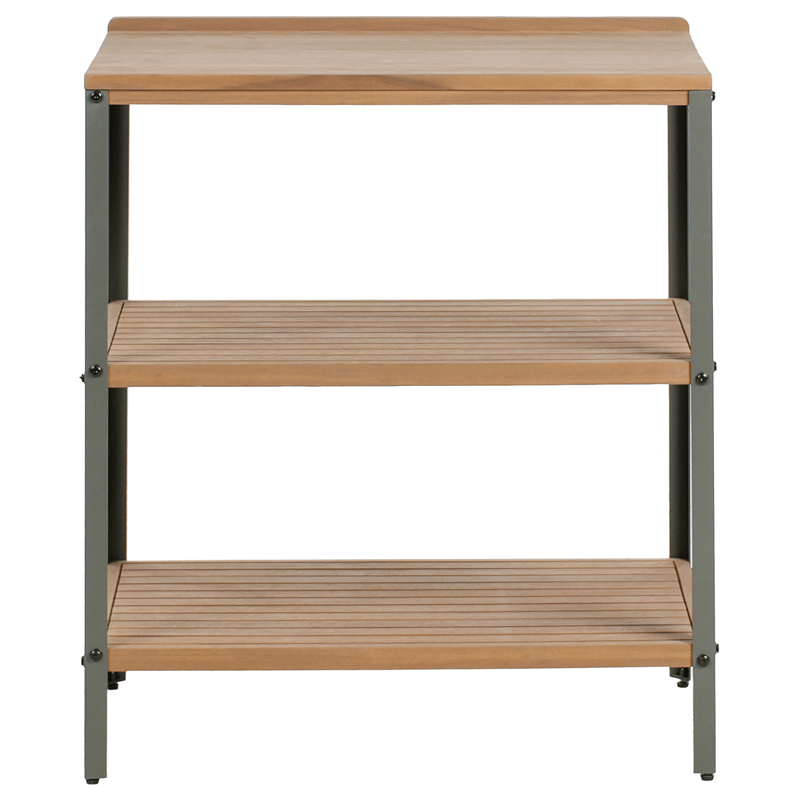 Køkkenø til udendørs brug Ivrea akacietræ - Brun/Grå - Have - Grill - Udekøkken - Komplette udekøkkener