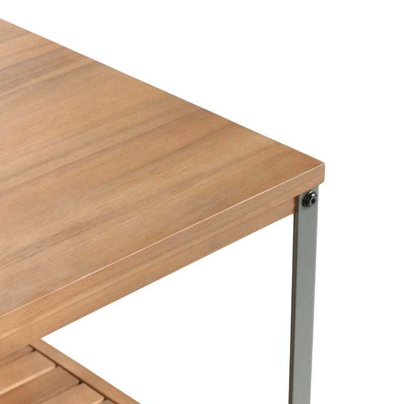 Køkkenø til udendørs brug Ivrea akacietræ - Brun/Grå - Have - Grill - Udekøkken - Komplette udekøkkener