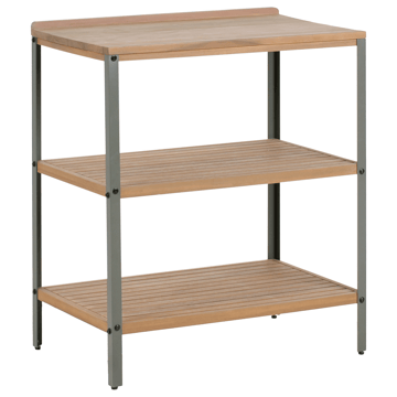 Køkkenø til udendørs brug Ivrea akacietræ - Brun/Grå - Have - Grill - Udekøkken - Komplette udekøkkener
