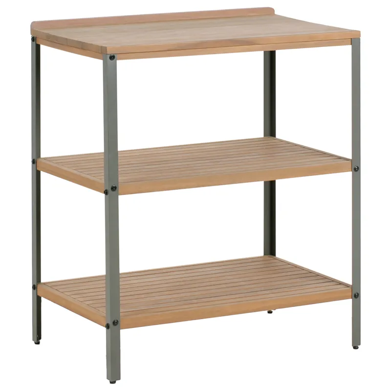 Køkkenø til udendørs brug Ivrea akacietræ, Brun/Grå