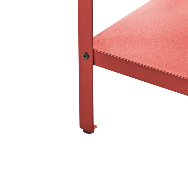 Køkkenø til udendørs brug Vilama - Rød/Sølv - Have - Grill - Udekøkken - Komplette udekøkkener