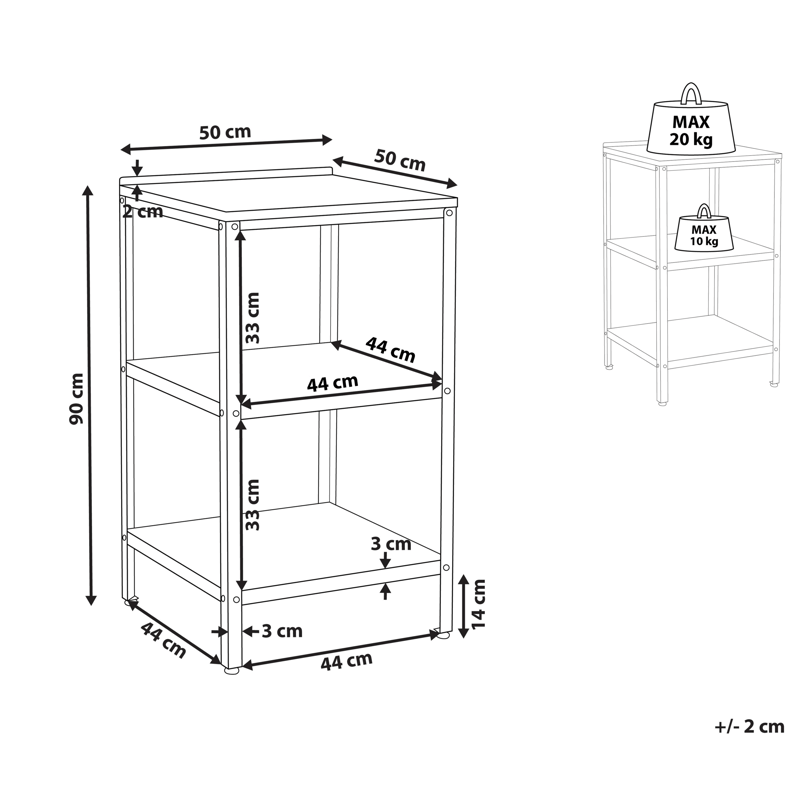 Køkkenø til udendørs brug Vilama Stål - Rød/Sølv - Have - Grill - Udekøkken - Komplette udekøkkener