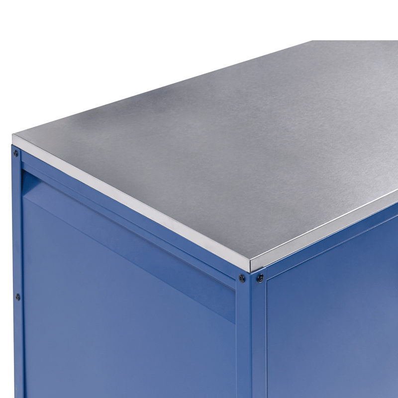 Køkkenskab til udendørs brug Maenza Stål - Blå/Sølv - Have - Grill - Udekøkken - Komplette udekøkkener