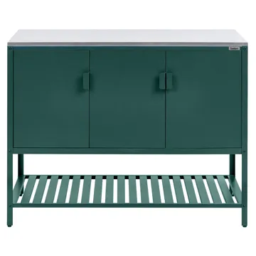 Køkkenskab til udendørs brug Maenza Stål - Grøn/Sølv - Have - Grill - Udekøkken - Komplette udekøkkener