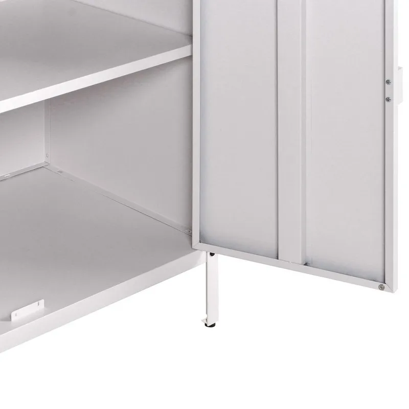 Køkkenskab Vilama - Hvid, Sølv - Have - Grill - Udekøkken - Komplette udekøkkener