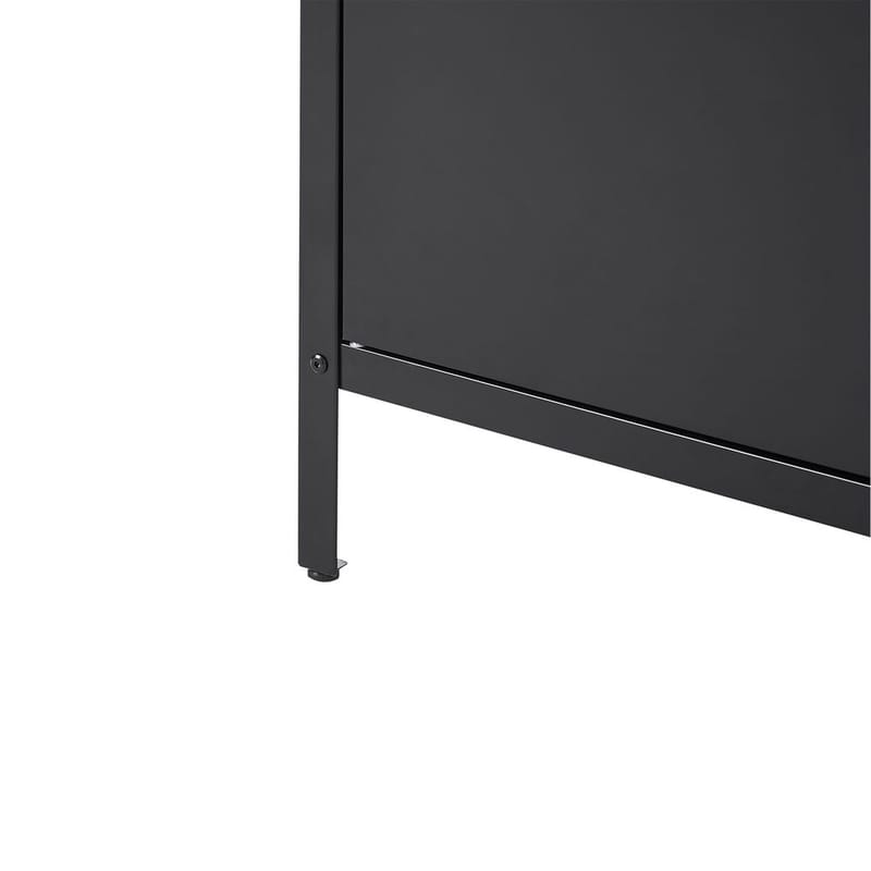 Køkkenskab Vilama - Sort, sølv - Have - Grill - Udekøkken - Komplette udekøkkener