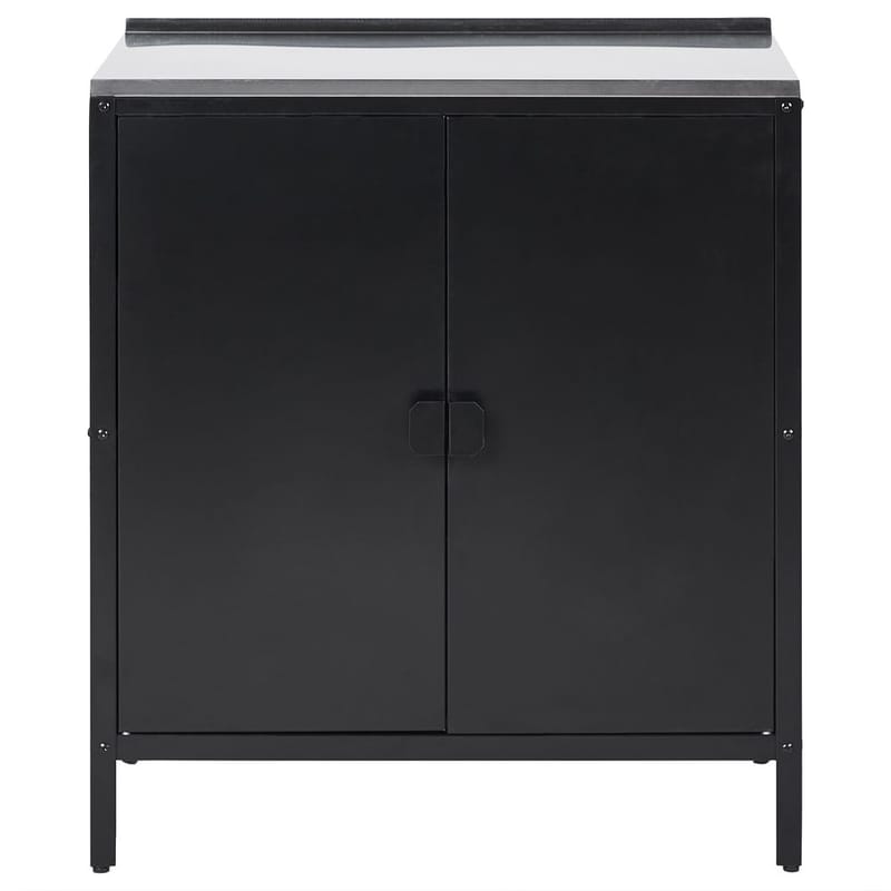 Køkkenskab Vilama - Sort, sølv - Have - Grill - Udekøkken - Komplette udekøkkener