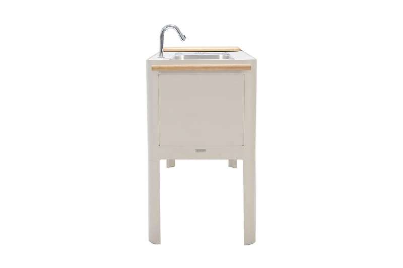 Portals Udekøkken 174 cm - Hvid/Træ - Have - Grill - Udekøkken - Komplette udekøkkener