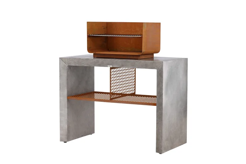 Velas Udekøkken med Grill 120x60 cm, Lysegrå