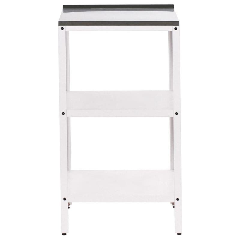 Lille køkkenø Vilama - Hvid, Sølv - Have - Grill - Udekøkken - Komplette udekøkkener